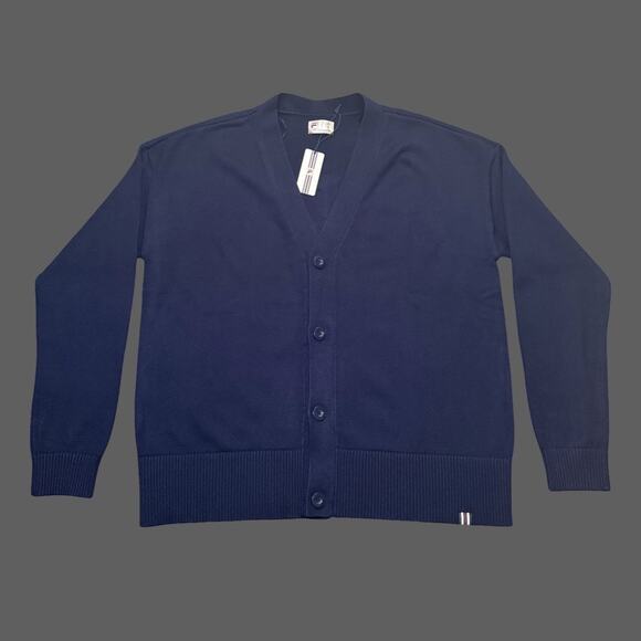Fila Casa Baseline Cardigan Navy Blue Size Men XL NWT $150 MSRP Unisex - Picture 1 of 9